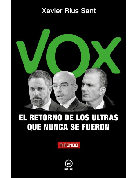 VOX EL RETORNO DE LOS ULTRAS QUE NUNCA SE FUERON