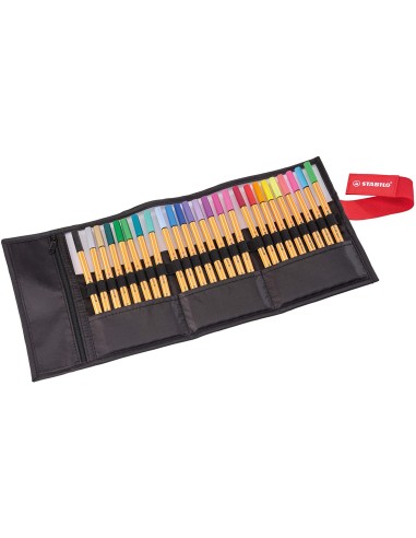  Estuche 25 colores rollerset Arty stabilo point 88 
