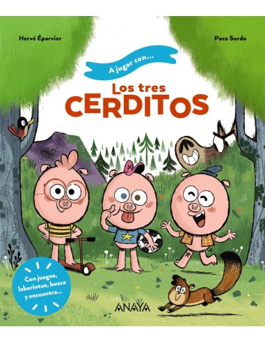 A jugar con los tres cerditos