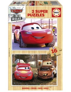 PUZZLE INFANTIL CARS 2X16 PIEZAS