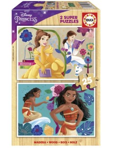 PUZZLE INFANTIL DISNEY PRINCESS BELLAVAIANA 2X25 PIEZAS