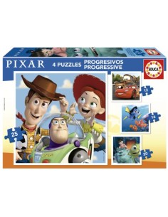 PUZZLE PROGRESIVO DISNEY PIXAR 12 16 20 25