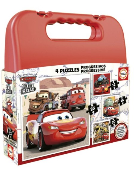MALETA PROGRESIVOS CARS 12 14 20 25 PIEZAS