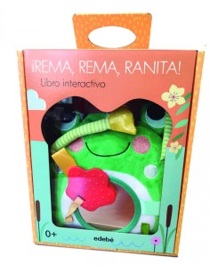 Rema rema ranita Libro interactivo para bebes