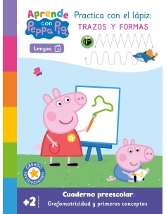 Practica con el lapiz Trazos y formas