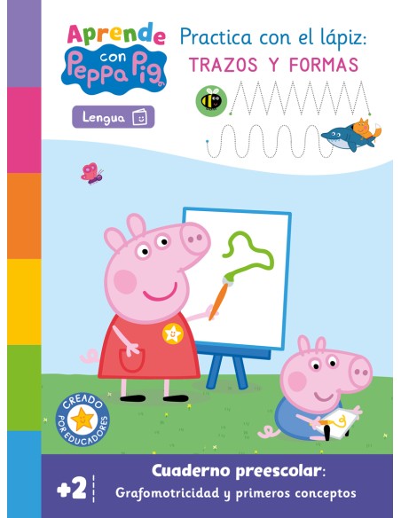 Practica con el lapiz Trazos y formas