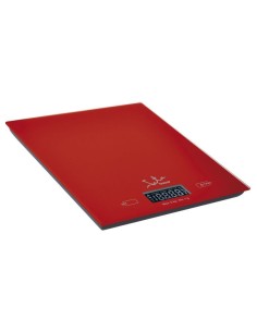 Mod. 729R Rojo Encimera Rectángulo Báscula electrónica de cocina