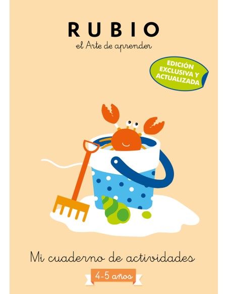 Mi cuaderno de actividades 4 5 anos edicion exclusiva Rubio El arte de aprender