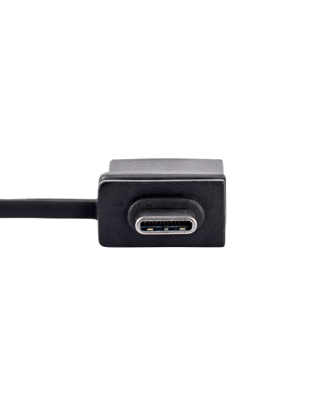 Adaptador de USB a HDMI Doble, USB A/C a 2 Pantallas HDMI (1x 4K30Hz, 1x 1080p), Dongle Integrado USB-A a C, Cable de 11cm, Ada