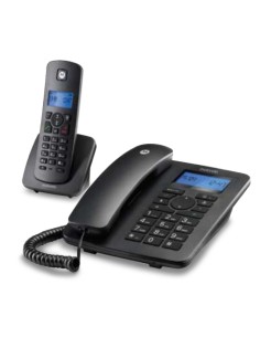 C4201 Teléfono DECT/analógico Identificador de llamadas Negro
