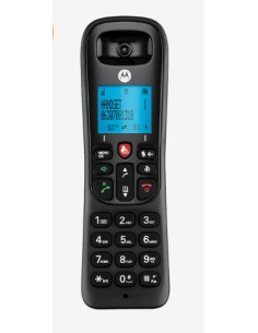 CD4001 Teléfono DECT Identificador de llamadas Negro
