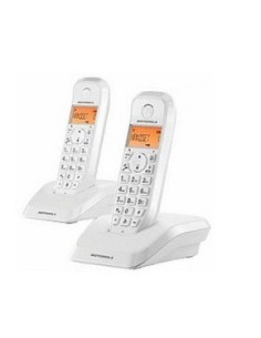S12 Duo Teléfono DECT Identificador de llamadas Blanco
