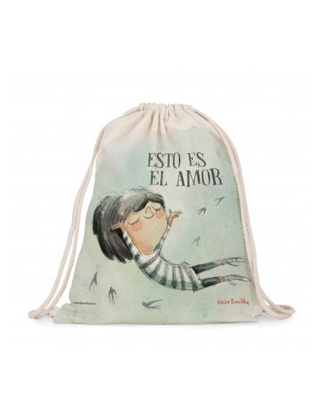 23BOLSA DE TELA ESTO ES EL AMORMINIMONI