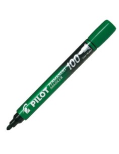 C 12 rotulador permanente pilot sc 100 color verde punta conica