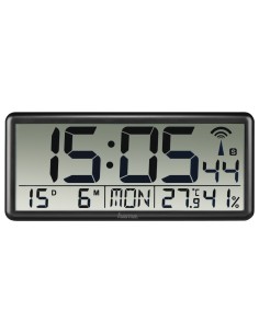Jumbo Pared Digital clock Rectángulo Negro