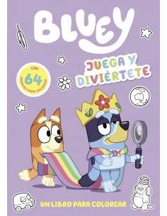 Bluey Juega y diviertete Un libro para colorear edicion en espanol