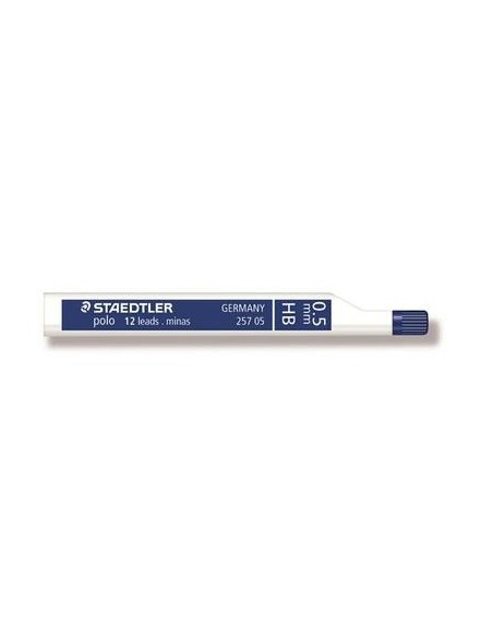 EST. 12 MINAS STAEDTLER POLO 0.5MM HB 25705-HB Pack de 12 unidades