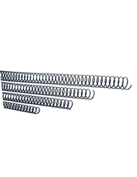 C 100 espiral metalica negra 18mm paso 5 1
