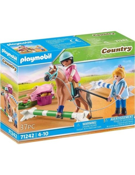 CLASE DE EQUITACION PLAYMOBIL