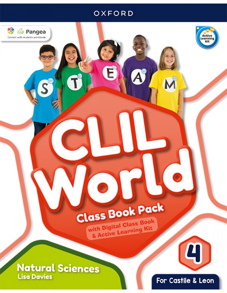 NATURAL SCIENCE 4 COURSEBOOK CLIL WORLD CASTILLA Y LEON 2023