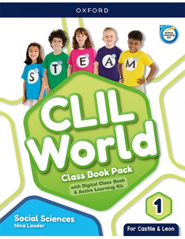 SOCIAL SCIENCE 1 COURSEBOOK CLIL WORLD CASTILLA Y LEON 2023