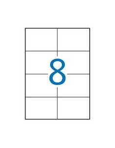 C 100 HOJAS ETIQUETAS FT IM 105X74 APLI CANTOS RECTOS