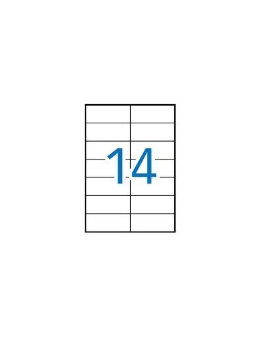 C 100 HOJAS ETIQUETAS FT IM 105X424 APLI CANTOS RECTOS