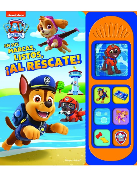 EN SUS MARCAS LISTOS AL RESCATE 7 BOTONES CON SONIDO PATRULLA CANINA LSB