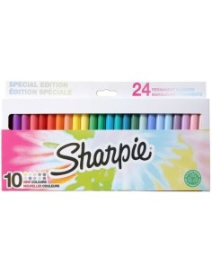ESTUCHE 24 ROTULADORES SHARPIE PUNTA FINA COLORES SURTIDOS