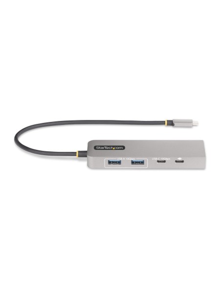 10G2A1C25EPD-USB-HUB base para portátil y replicador de puertos Alámbrico USB 3.2 Gen 2 (3.1 Gen 2) Type-C Gris