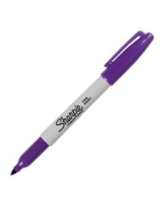 C 12 ROTULADOR SHARPIE PUNTA FINA VIOLETA PERMANENTE