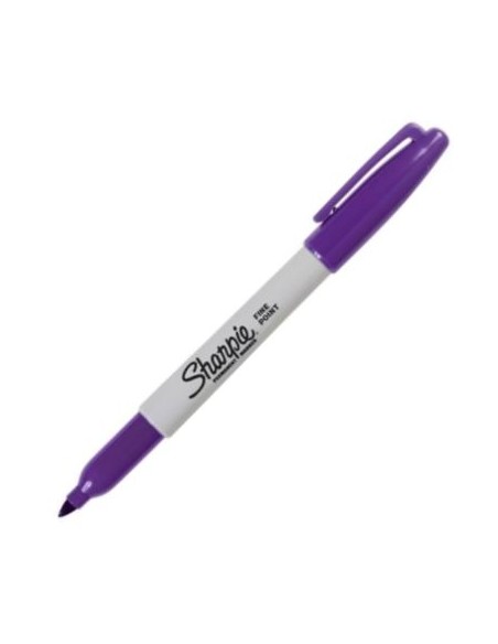 C 12 ROTULADOR SHARPIE PUNTA FINA VIOLETA PERMANENTE