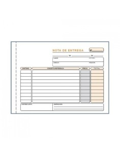 PAQ 10 TALONARIOS DE ENTREGAS 1 4 APAISADO DUPLICADO AUTOCO