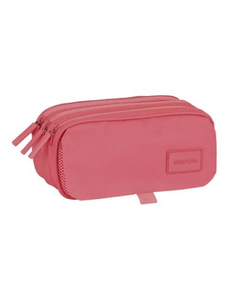 PORTATODO TRIPLE BIG SAFTA BASIC ROSA 215x10x8cm