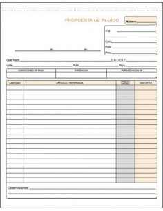 PAQ 10 TALONARIOS DE PEDIDOS HOLANDESA DUPLICADO AUTOCOP