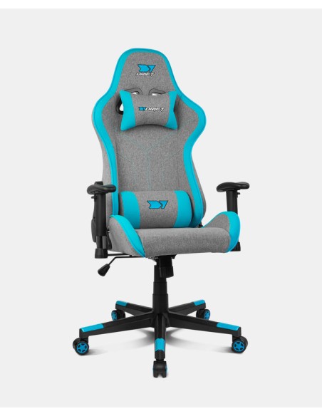 DR90 PRO Silla para videojuegos de PC Asiento acolchado Azul, Gris
