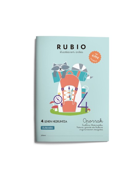 RUB VACACIONES 4 PRIMARIA EUSKERA