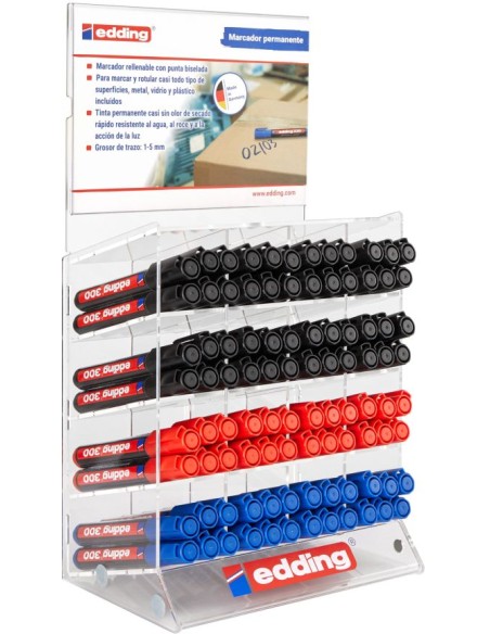 EXP 96 ROTULADORES EDDING 300 COLORES BASICOS