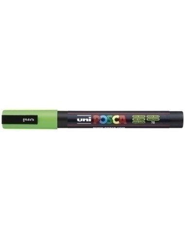 UNIBALL MARCADOR POSCA PC-3M PUNTA CÓNICA 0,9 - 1,3 MM VERDE MANZANA