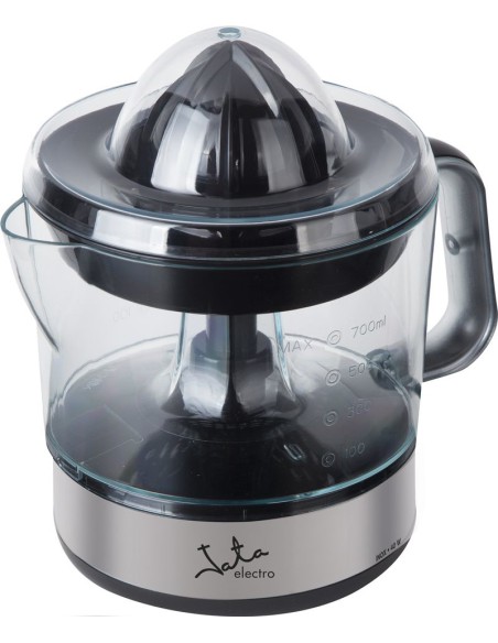 EX421 exprimidor Exprimidor eléctrico con brazo 40 W Negro, Acero inoxidable, Transparente