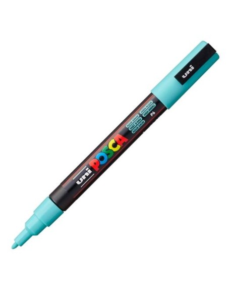 UNIBALL MARCADOR POSCA PC-3M PUNTA CÓNICA 0,9 - 1,3 MM VERDE MARINO