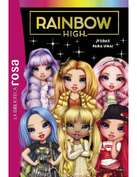 Biblioteca rosa Rainbow High 5 Todas para una