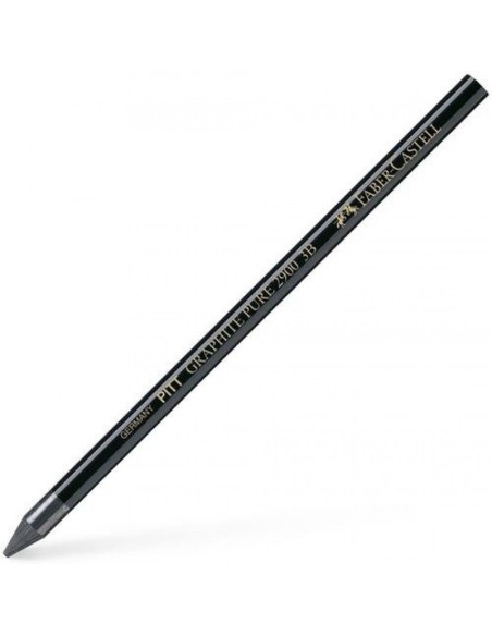C 6 BARRA GRAFITO PURO 9B EN FORMA DE LAPIZ FABER CASTELL