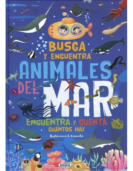 Busca y encuentra animales del mar