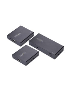 Extensor Divisor de 2 Puertos HDMI 4K 60Hz por Cable CAT6 Ethernet - Juego de Distribución 1x2 HDMI con IR y Power over Cable - 