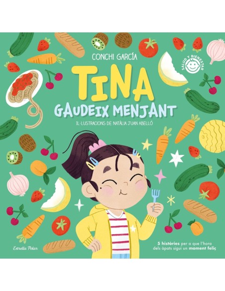 La Tina gaudeix menjant