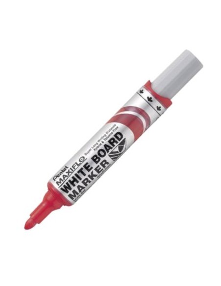 C 12 rotulador para pizarra blanca maxiflo m punta gruesa color rojo