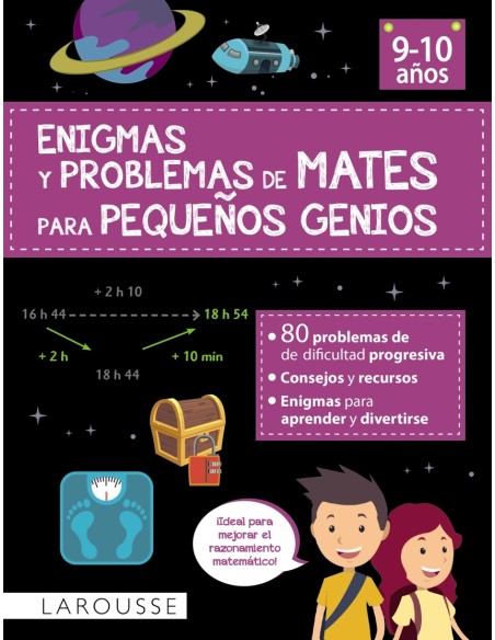 Enigmas y problemas de mates para pequenos genios 9 10 anos