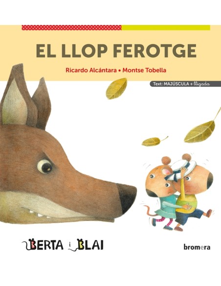 El llop ferotge majuscules lligada