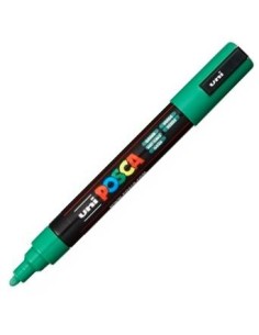 UNIBALL MARCADOR POSCA PC-5M NO PERMANENTE PUNTA FORMA DE BALA 1,8 - 2,5 MM VERDE
